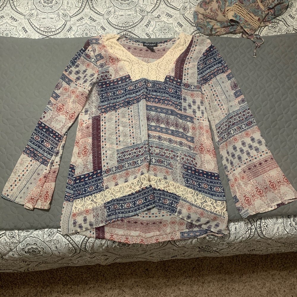 Sheer blouse